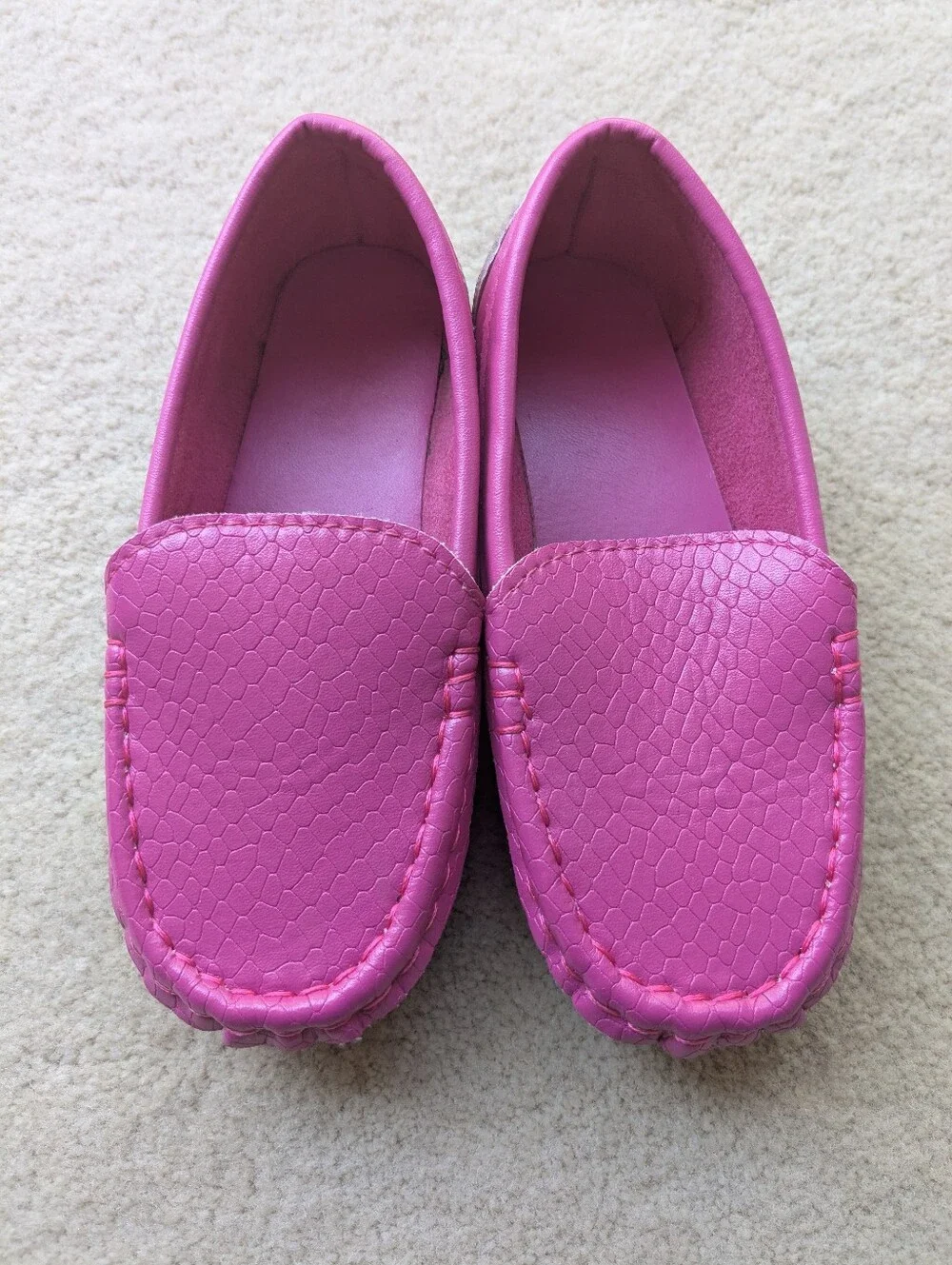 Brand New Pink Loafers Moccasins - Girls EU 28 / US 11